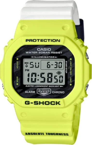 Casio G-Shock DW-5600TGA-9DR Silikon / Siyah / Sarı Kol Saati