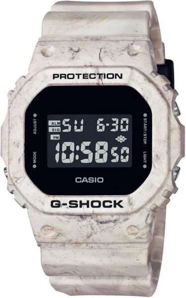 Casio G-Shock DW-5600WM-5DR Silikon / Siyah / Krem Kol Saati