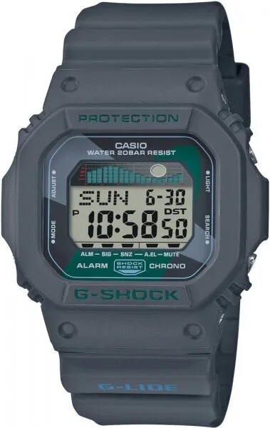 Casio G-Shock G-Lide GLX-5600VH-1DR Silikon / Siyah / Koyu Yeşil Kol Saati