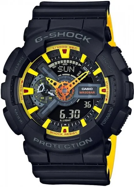 Casio G-Shock GA-110BY-1ADR Siyah / Sarı / Siyah / Sarı Kol Saati