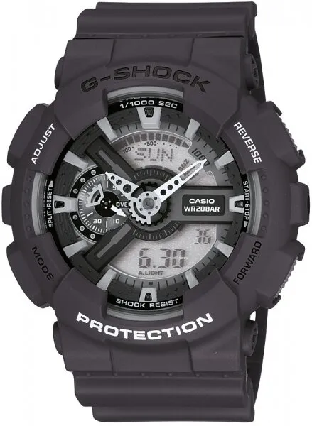 Casio G-Shock GA-110C-1ADR Siyah / Siyah / Gri Kol Saati