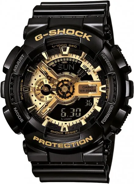Casio G-Shock GA-110GB-1ADR Siyah / Siyah / Altın Kol Saati