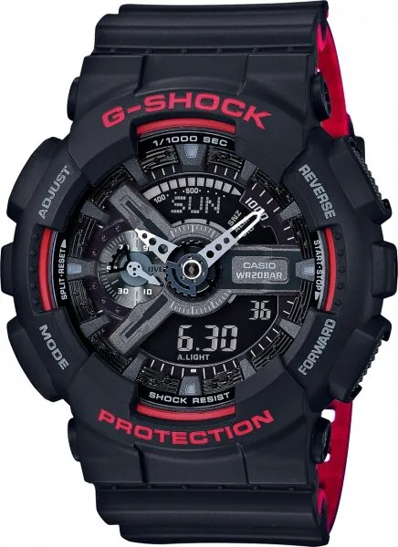 Casio G-Shock GA-110HR-1ADR Siyah / Kırmızı / Siyah Kol Saati
