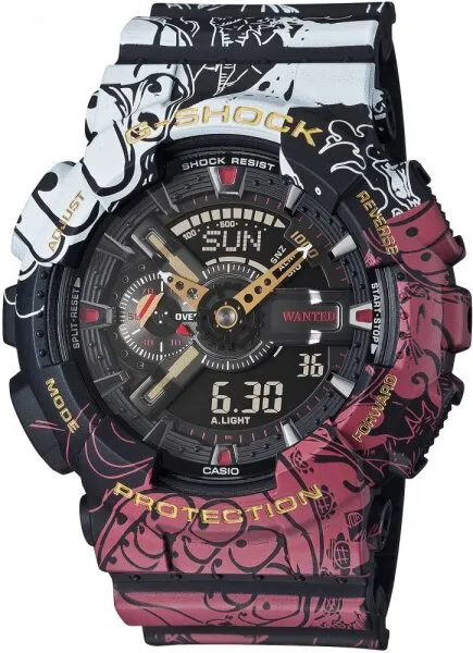 Casio G-Shock GA-110JOP-1A4DR Siyah / Beyaz / Bordo / Siyah Kol Saati