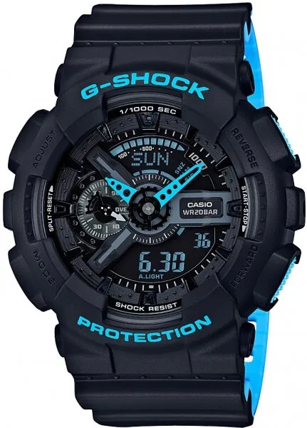 Casio G-Shock GA-110LN-1ADR Siyah / Mavi / Siyah Kol Saati