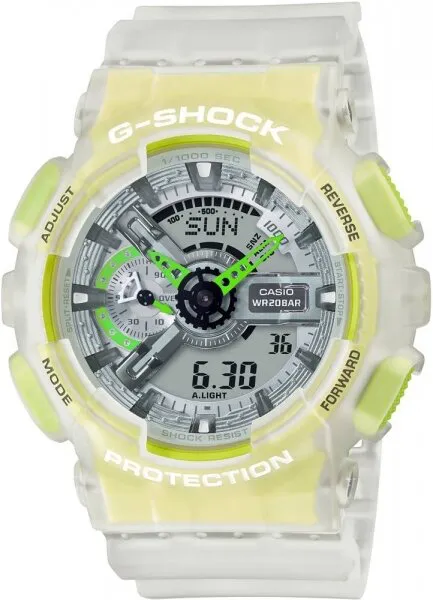 Casio G-Shock GA-110LS-7ADR Mat Gri / Gri Kol Saati