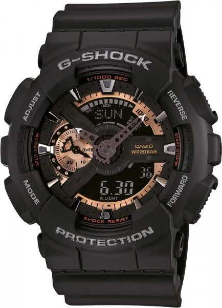 Casio G-Shock GA-110RG-1ADR Siyah / Siyah / Bronz Kol Saati