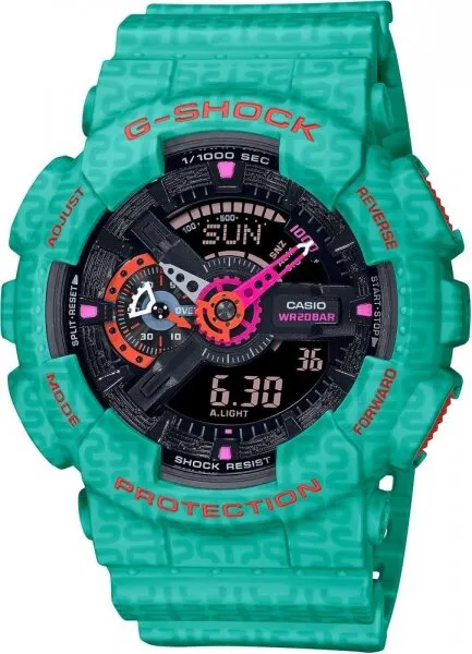 Casio G-Shock GA-110SGG-3ADR Yeşil / Siyah Kol Saati