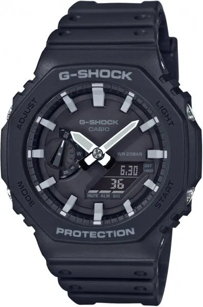 Casio G-Shock GA-2100-1ADR Silikon / Siyah Kol Saati