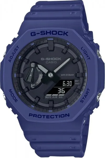 Casio G-Shock GA-2100-2ADR Silikon / Lacivert Kol Saati