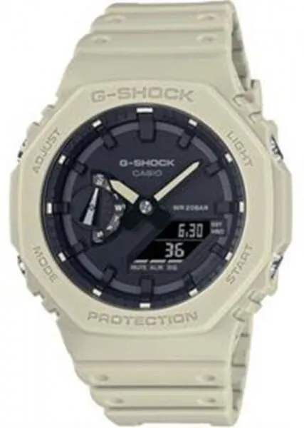 Casio G-Shock GA-2100-5ADR Silikon / Krem Kol Saati