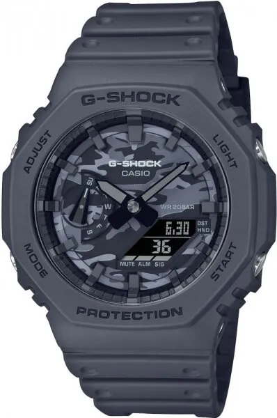 Casio G-Shock GA-2100CA-8ADR Silikon / Siyah Kol Saati