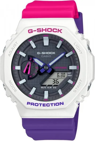 Casio G-Shock GA-2100THB-7ADR Silikon / Beyaz Kol Saati