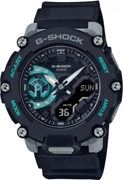 Casio G-Shock GA-2200M-1ADR Silikon / Siyah / Gri Kol Saati