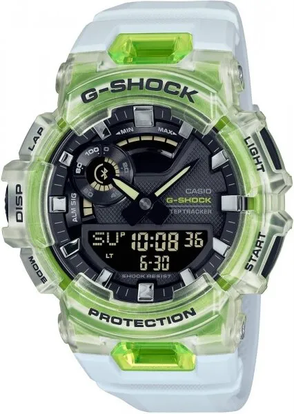 Casio G-Shock GBA-900SM-7A9DR Silikon / Yeşil / Şeffaf Gri Kol Saati