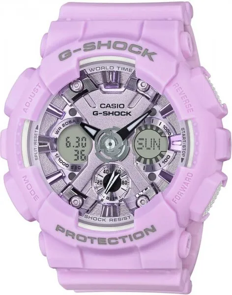 Casio G-Shock GMA-S120DP-6ADR Silikon / Mor Kol Saati