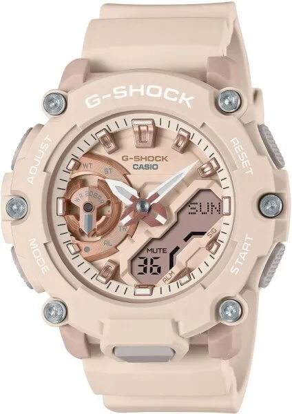 Casio G-Shock GMA-S2200M-4ADR Silikon / Bronz / Pembe Kol Saati