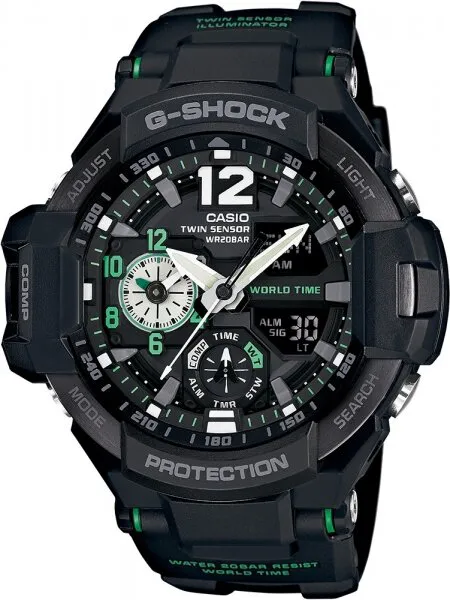 Casio G-Shock Gravitymaster GA-1100-1A3DR Silikon / Siyah Kol Saati