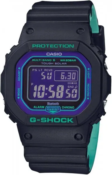 Casio G-Shock GW-B5600BL-1DR Silikon / Siyah / Lacivert Kol Saati