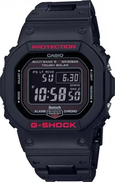 Casio G-Shock GW-B5600HR-1DR Silikon / Siyah / Koyu Kahve Kol Saati