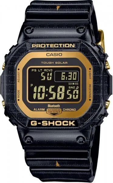 Casio G-Shock GW-B5600SGM-1DR Silikon / Siyah / Altın Kol Saati