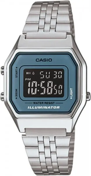 Casio LA680WA-2BDF Çelik / Siyah Kol Saati