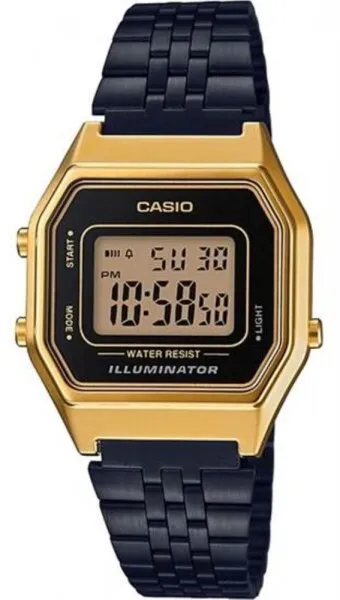 Casio LA680WEGB-1ADF Çelik / Sarı Kol Saati
