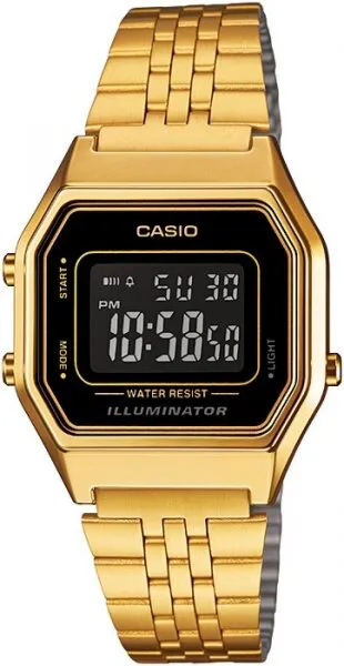 Casio LA680WGA-1BDF Çelik / Siyah Kol Saati