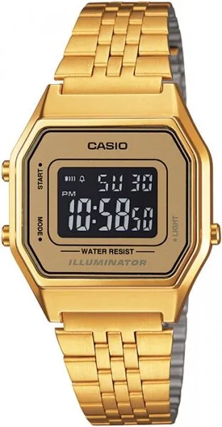 Casio LA680WGA-9BDF Çelik / Siyah Kol Saati