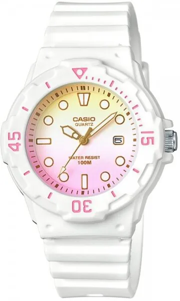 Casio LRW-200H-4E2VDR Silikon / Beyaz / Pembe Kol Saati