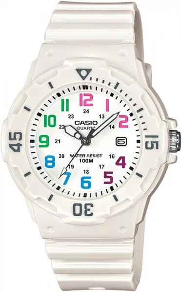 Casio LRW-200H-7BVDF Silikon / Beyaz / Renkli Kol Saati