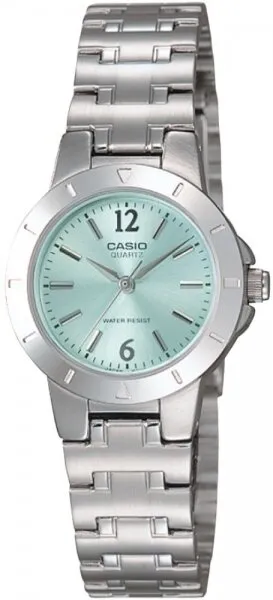 Casio LTP-1177A-3ADF Çelik / Yeşil Kol Saati