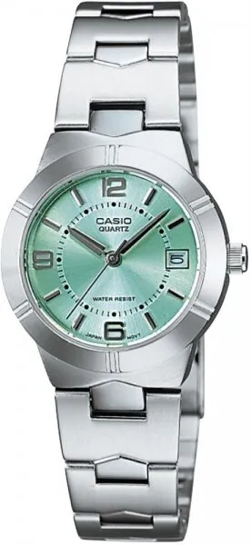 Casio LTP-1241D-3ADF Çelik / Yeşil Kol Saati