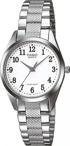 Casio LTP-1274D-7BDF Çelik / Beyaz Kol Saati