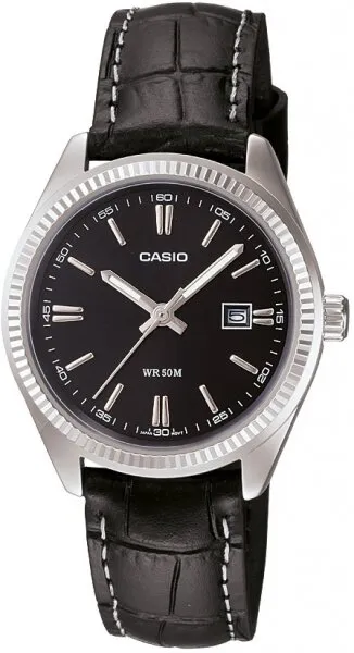 Casio LTP-1302L-1AVDF Deri / Siyah Kol Saati