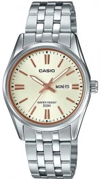 Casio LTP-1335D-9AVDF Çelik / Krem Kol Saati