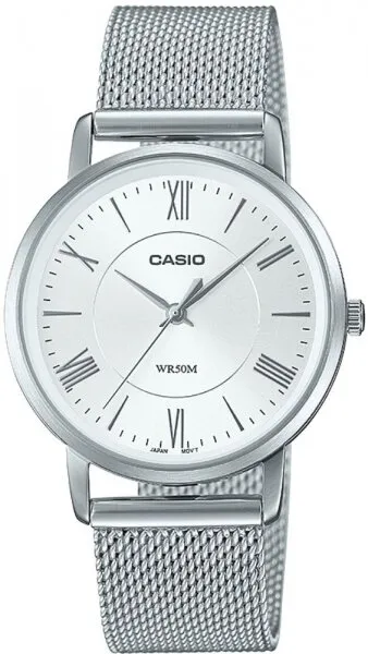 Casio LTP-B110M-7AVDF Çelik Hasır / Beyaz Kol Saati
