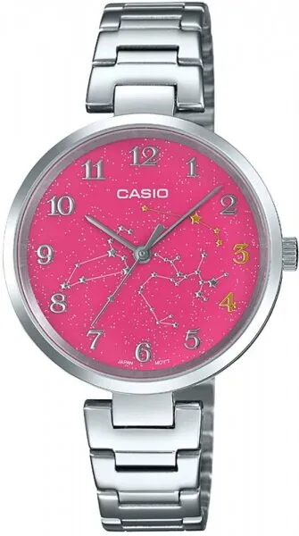 Casio LTP-E01D-4ADR Çelik / Kırmızı Kol Saati