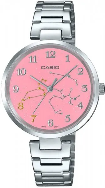 Casio LTP-E02D-4ADR Çelik / Pembe Kol Saati