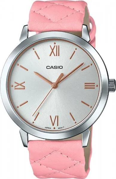 Casio LTP-E153L-4ADF Pembe / Deri Kol Saati