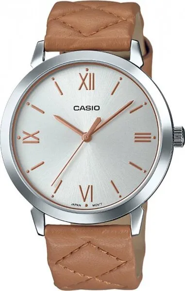 Casio LTP-E153L-5ADF Kahve / Deri Kol Saati