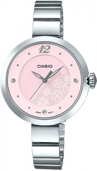 Casio LTP-E154D-4ADF Çelik / Pembe Kol Saati