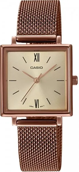 Casio LTP-E155MR-9BDF Çelik Hasır / Açık Bronz Kol Saati