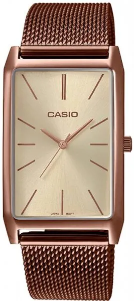 Casio LTP-E156MR-9ADF Çelik Hasır / Açık Bronz Kol Saati