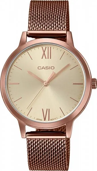 Casio LTP-E157MR-9ADF Çelik Hasır / Bronz Kol Saati