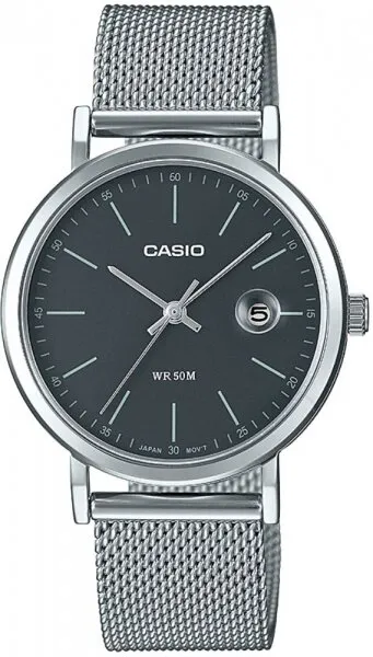 Casio LTP-E175M-1EVDF Çelik Hasır / Siyah Kol Saati