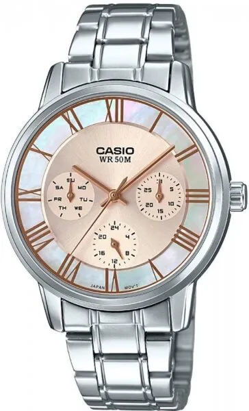 Casio LTP-E315D-9AVDF Çelik / Açık Bronz / Sedef Kol Saati