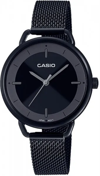 Casio LTP-E413MB-1ADF Çelik Hasır / Siyah Kol Saati