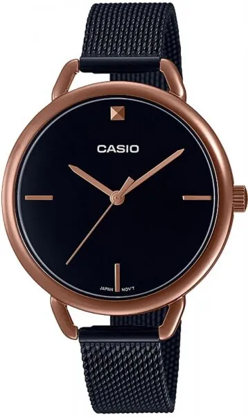 Casio LTP-E415MBR-1CDF Çelik Hasır / Siyah Kol Saati