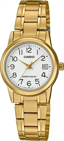 Casio LTP-V002G-7B2UDF Çelik / Beyaz Kol Saati